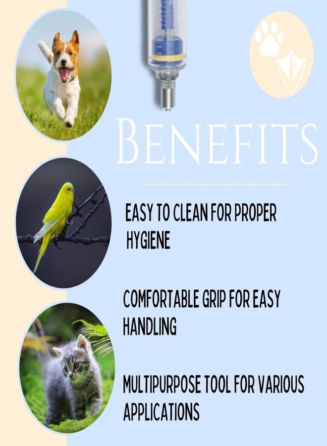 سايج سكوير محقنة تغذية يدوية مربعة من سيج سعة 20 مل بطرف منحني | إبرة ومحقنة تغذية | مثالية للطيور والهامستر والجراء والقطط الصغيرة وغيرها. تغذية دقيقة وسهلة، محقنة بطرف منحني للطيور. - Image 4